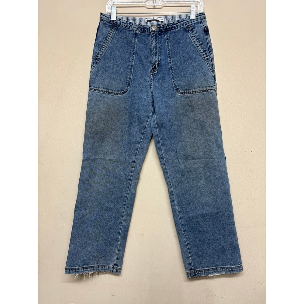 Tommy Hilfiger Womens Straight Leg Jeans Size 10 Medium Wash Denim